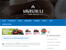 Tablet Screenshot of kokuszolaj.com